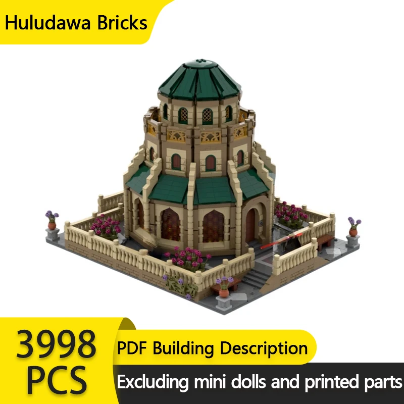 

Star Movies Street View Model MOC Building Bricks Medieval Houses Modular Technology Gifts Holiday Assemble Children Toys Suit