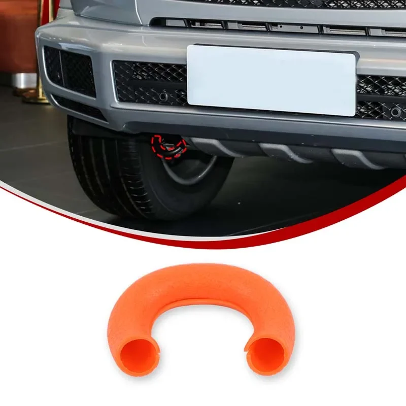 

Rubber Red For Mercedes-Benz G-Class W463 W464 2004-2025+ Car Front and Rear Bumper Trailer Ring Protective Case Car Accessories