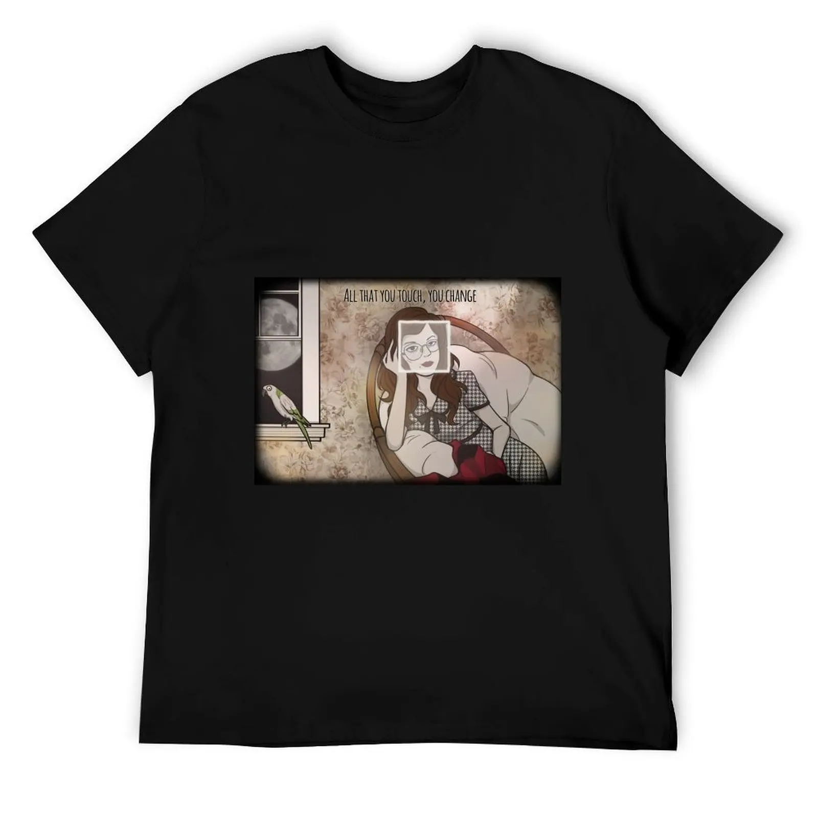 

Rusty Lake ft. Woman and Harvey T-Shirt anime t shirts for man t shirts for man graphic vintage T-Shirt