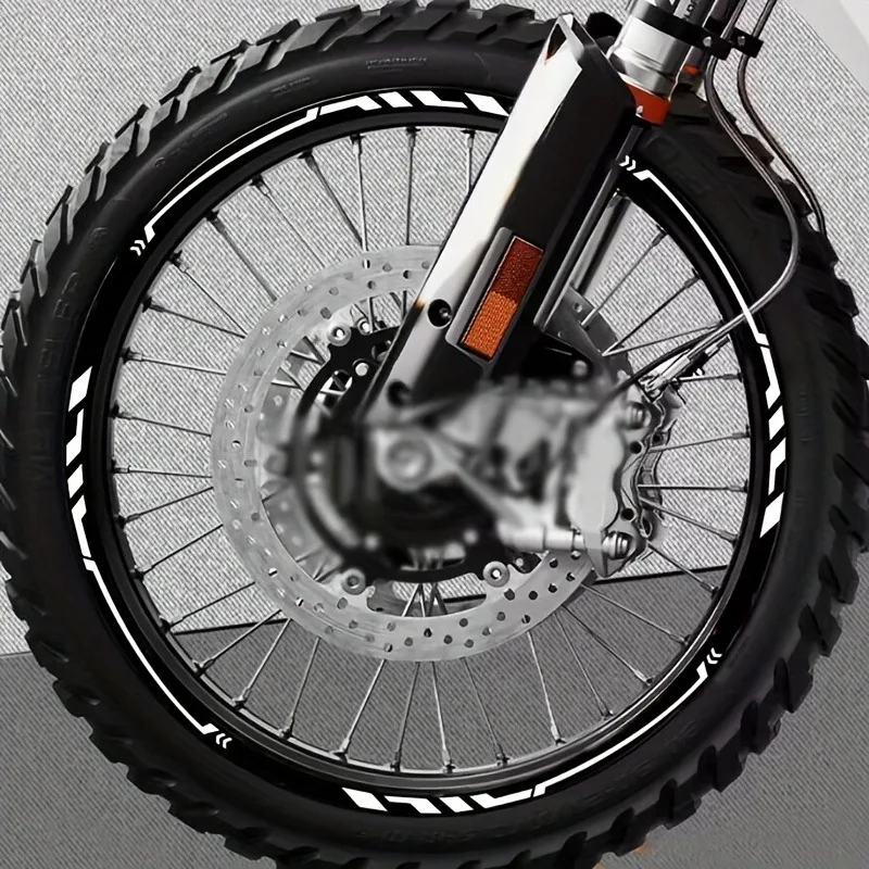 16pcs Sporty Reflective Hub Stickers - Durable PVC, Ideal for Cars & Motorcycles - Enhance Visibility & Style with Red, Grey