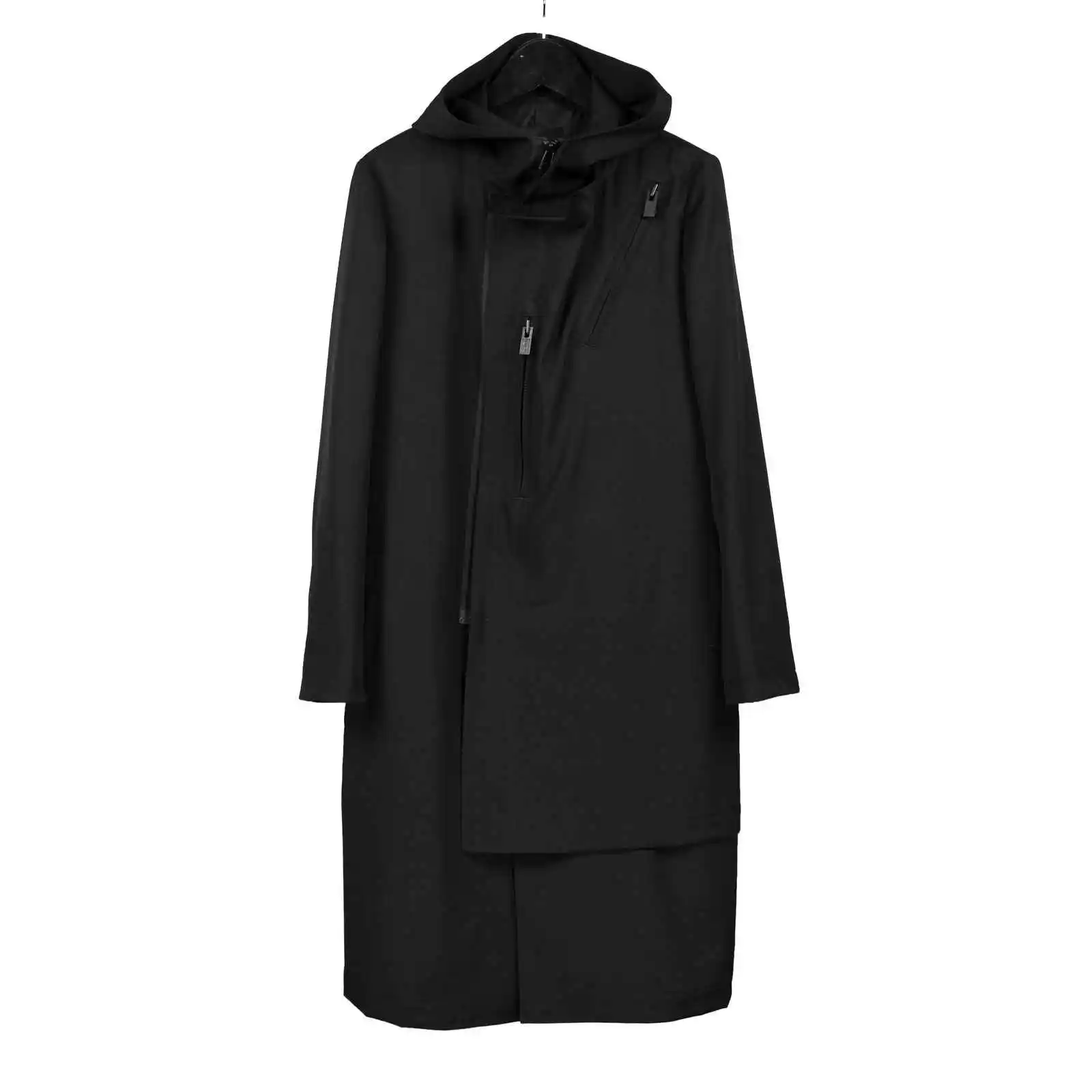 

TOP-YAMAMOTO толстовка с капюшоном весна и осень новый модный бренд свободный повседневный кардиган на молнии верхняя одежда