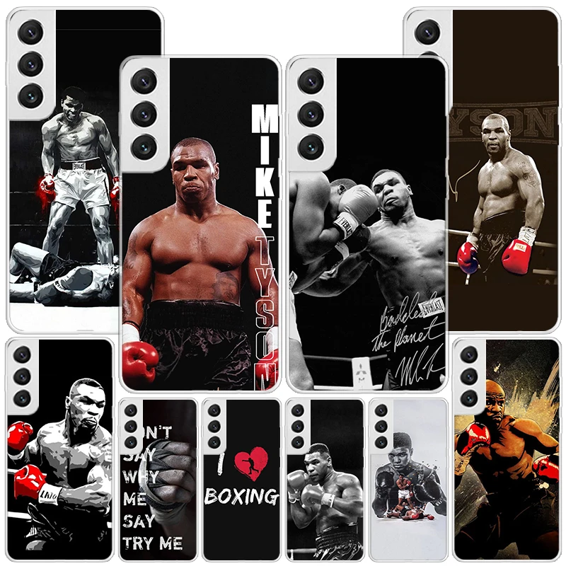 Mike Tyson Boxer Man Phone Case For Samsung Galaxy S24 S25 Ultra S23 S22 S21 Plus S20 FE S10E S10 + Personalized Print Cover S24