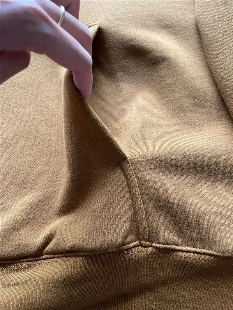 Oversize Kanye West Tour Hoodie Men Women Fleece Season 6 Hoodie Heavy Fabric Hooded Ye Sweatshirts Collar Tag Pocket Pullovers
