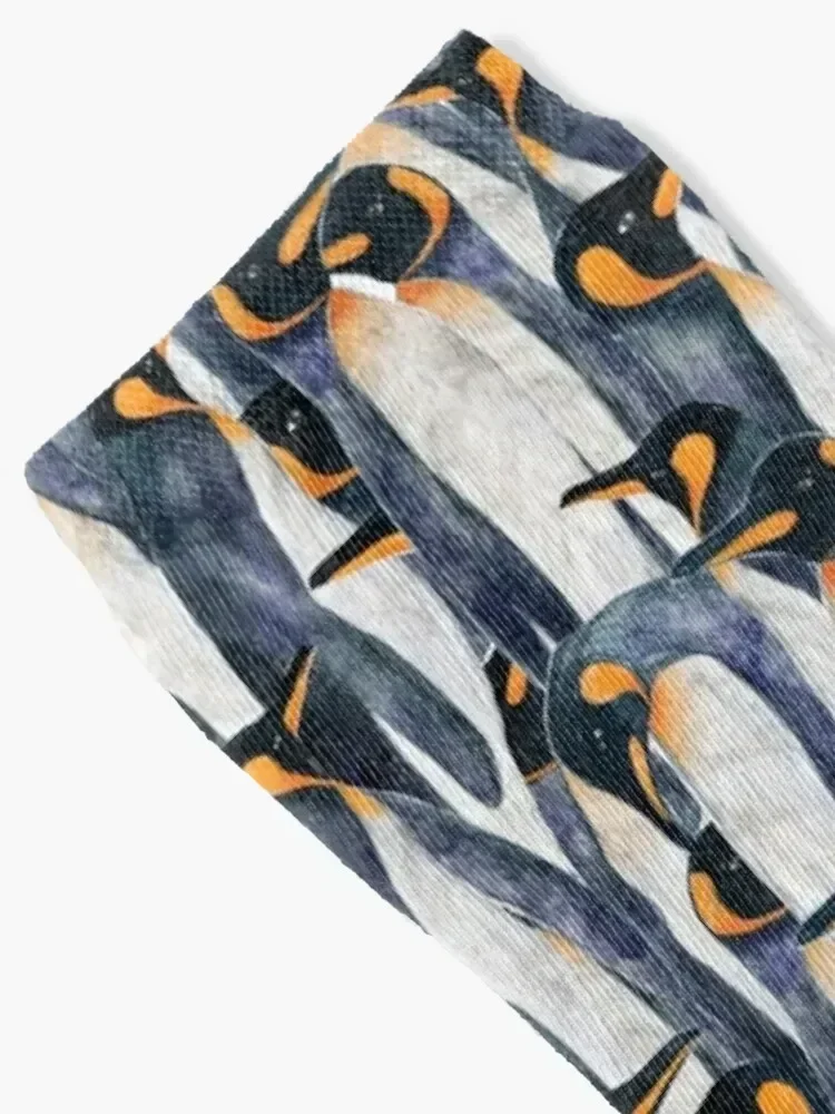 Singing Penguin Socks happy anti slip football sports and leisure essential Socks For Man Women's