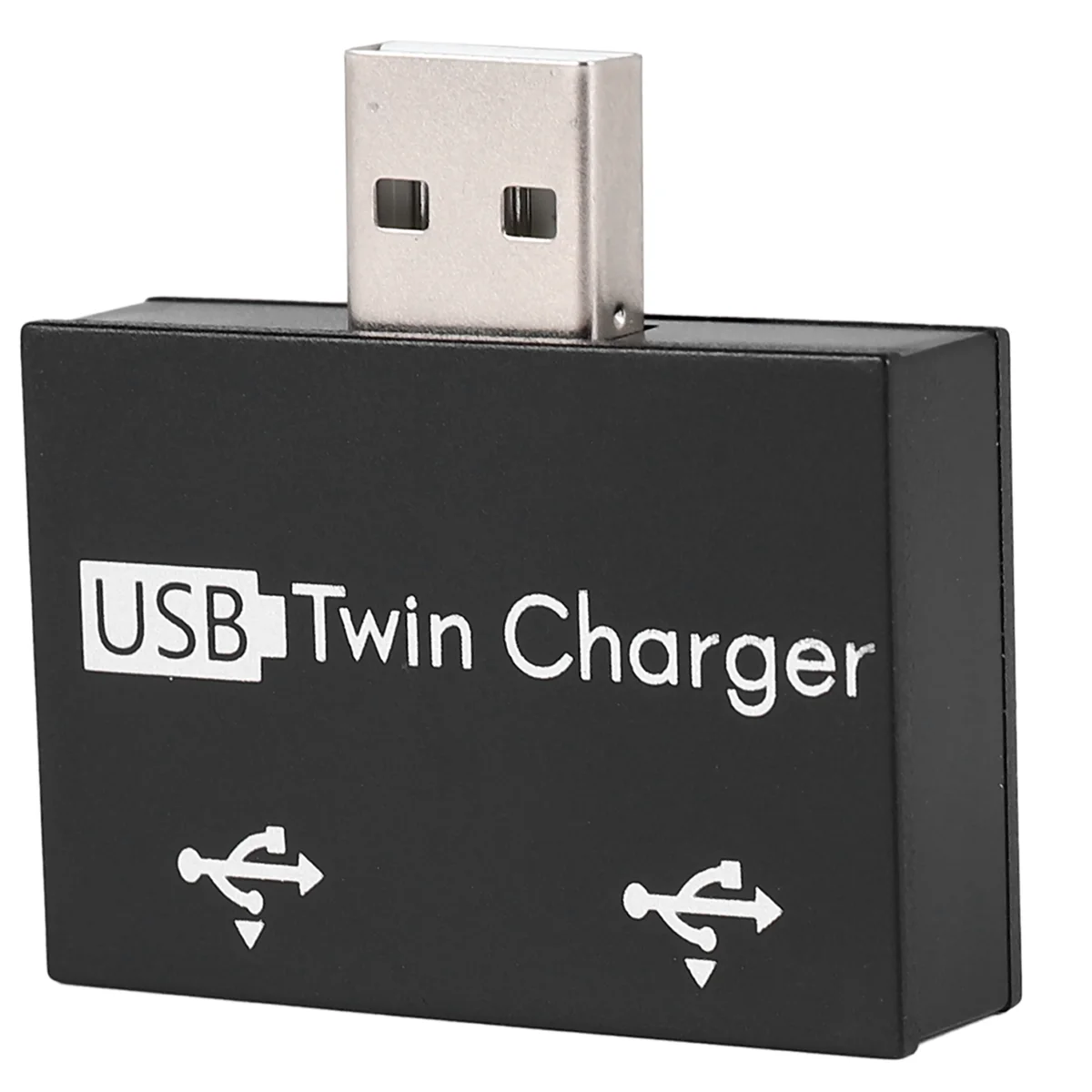 USB 2.0 Male to Twin Female Charger Dual 2 Port USB Dc 5V Charging Splitter Hub Adapter Converter ConnectorABGI