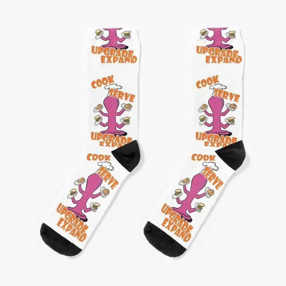 

Plateup | cook serve upgrade expand Socks funny gift moving stockings designer kawaii Socks Women Men's