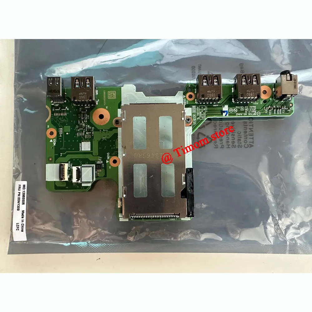 BP700 NS-A442 for Lenovo ThinkPad P70 20ER 20ES Original Laptop I/O mini-dp USB Audio Headphone RJ45 jack Board Express 00NY309