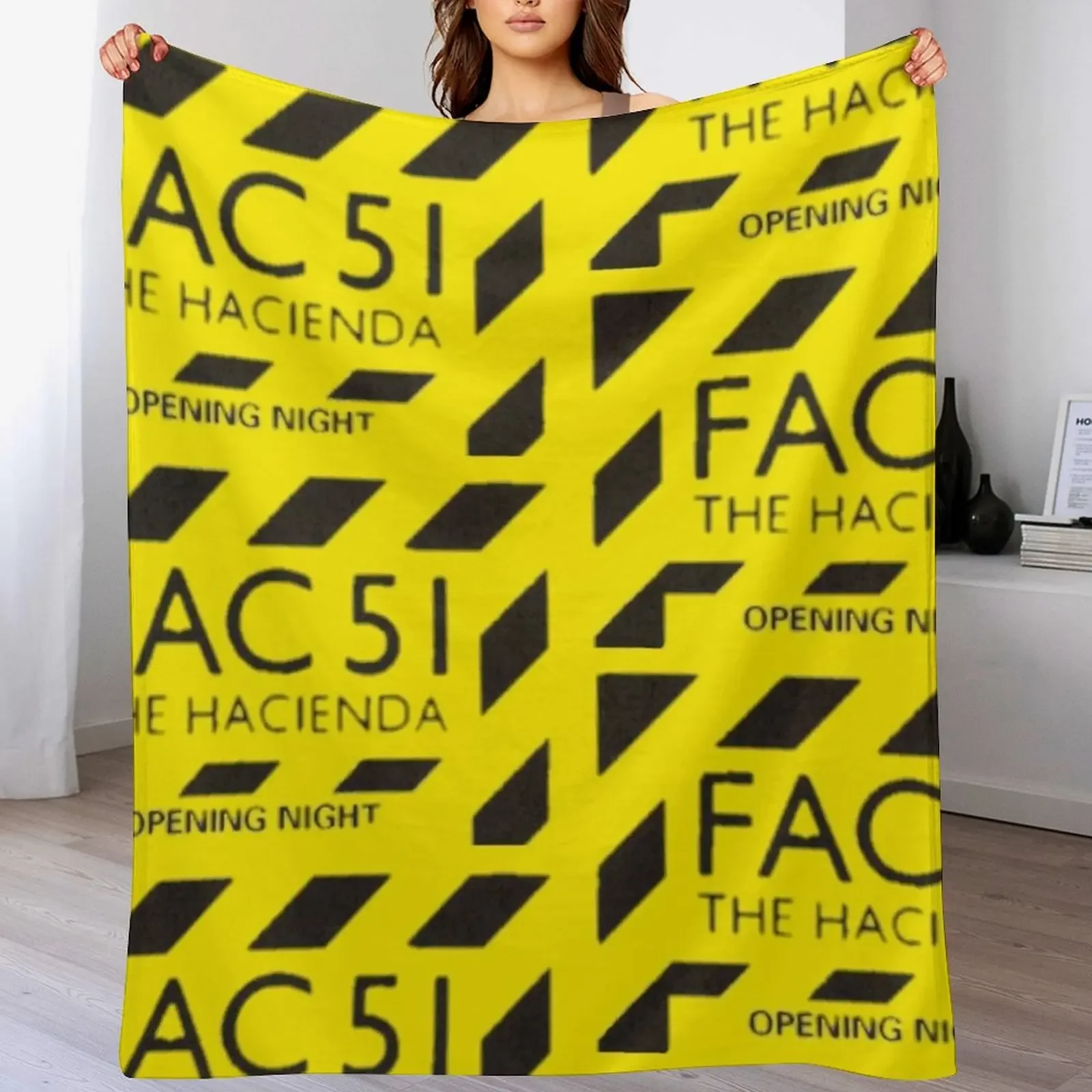 FAC 51 Hacienda Manta cálida para oficina, sofá y cama