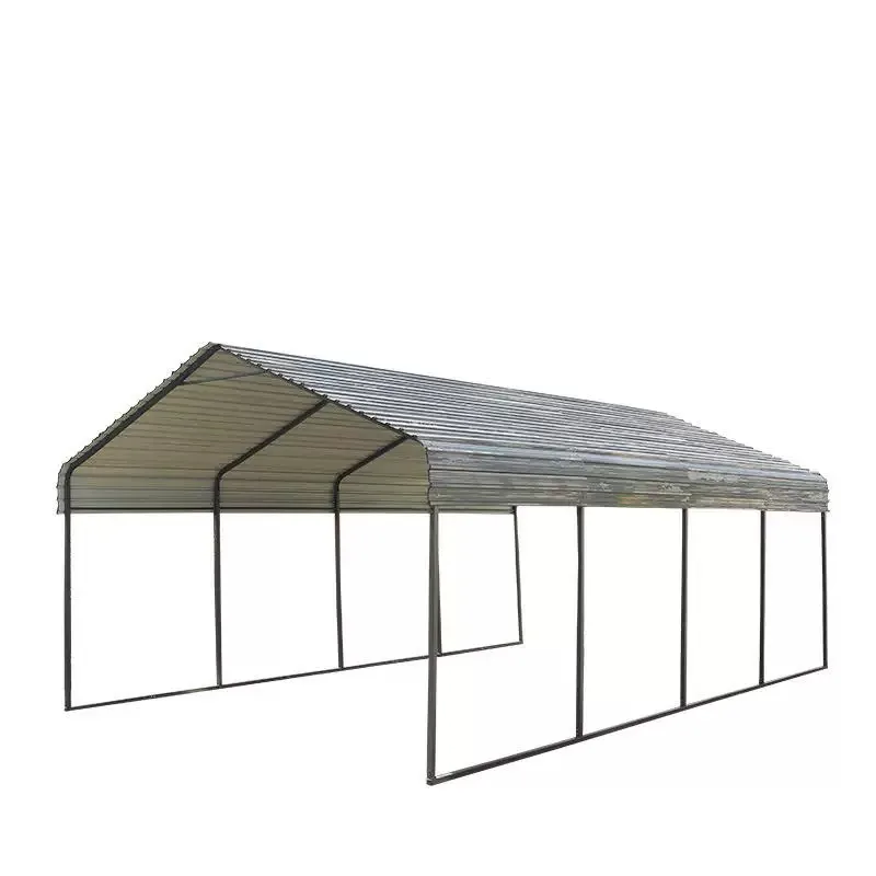 #For Carport 10 x 15 ft Heavy Duty Metal Carport Canopy with Galvanized Steel Roof, Outdoor Garage Car Shelter Shade for Car&