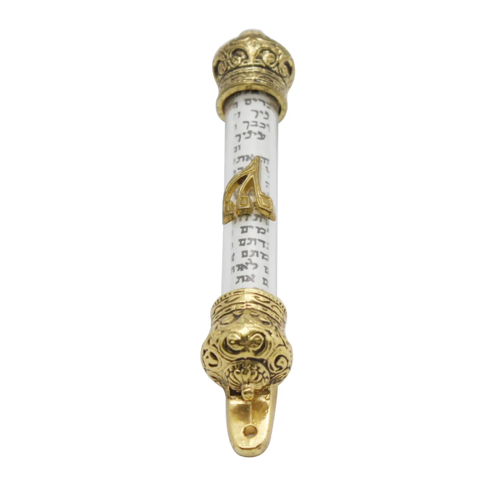 

Religious metal gift supplies Decorations Gatepost Holy Scroll Home Door Mezuzah Decor Delicate Memorial Gifts Hanging Toddler