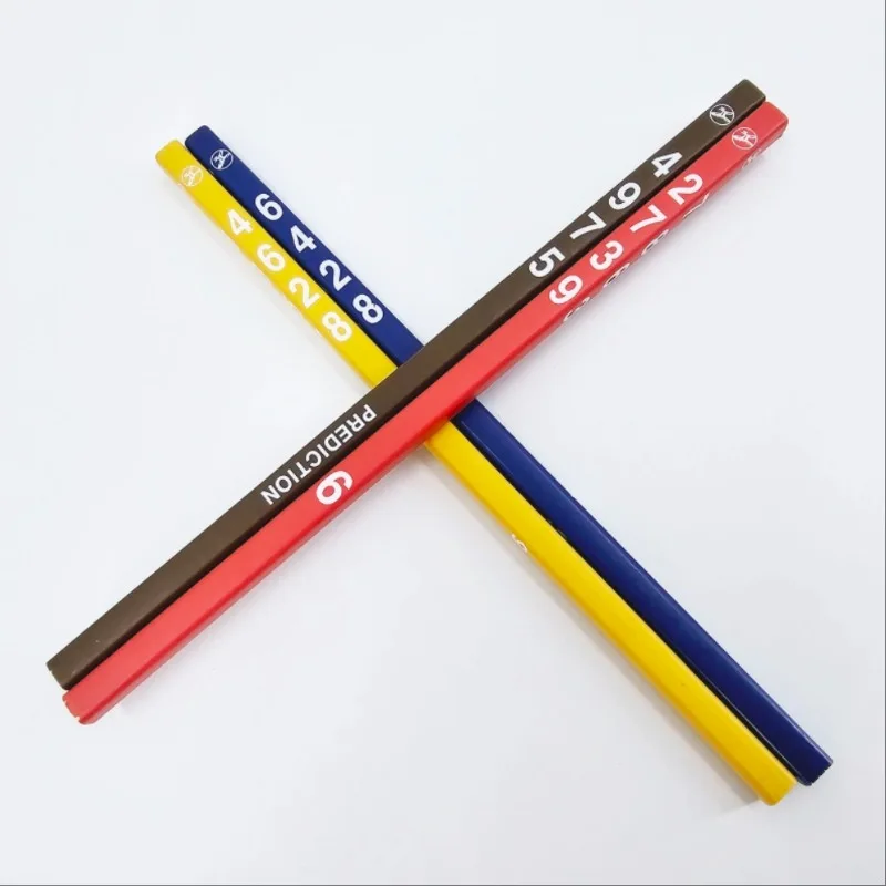 Lápiz de predicción: magia matemática con números, trucos de magia de primer plano, trucos de ilusiones, mago principiante, mente fácil de hacer