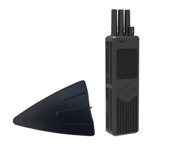 Wearble Detector 2.4G 5.8G Alarm System IP65 With Direction Finding Antenna Body-Worn Device C-UAS Handheld Detect