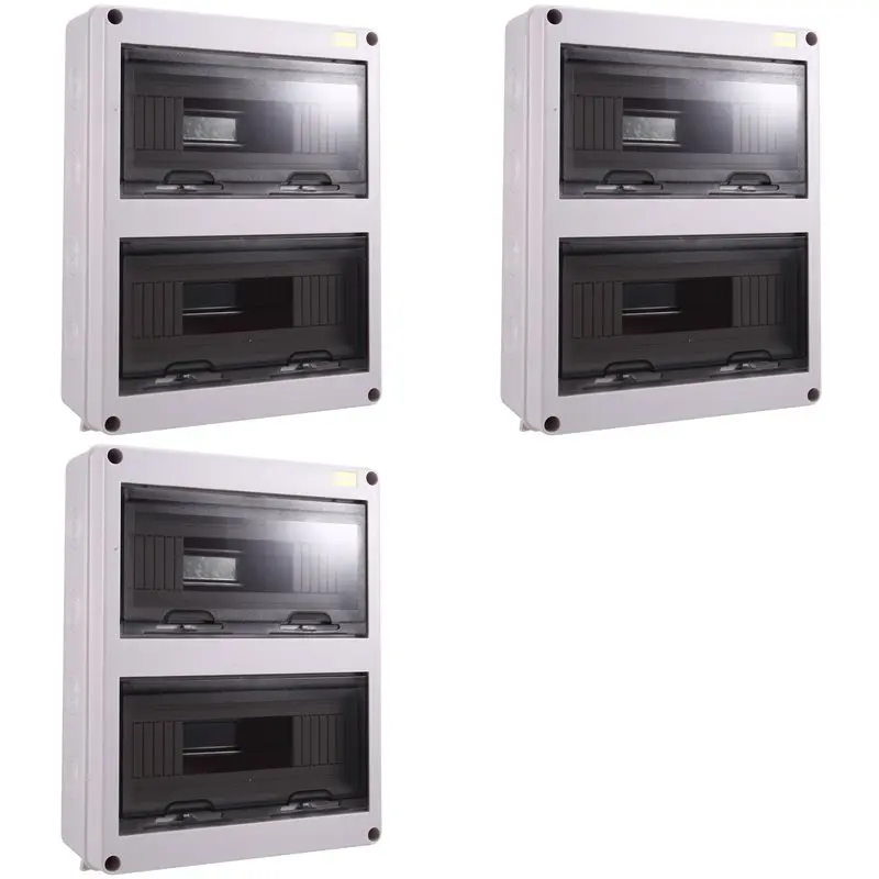 AT51-3X HT Series Junction Box 24WAY PC IP65 Waterproof Distribution Box Outdoor Plastic Electrical HT-24Way
