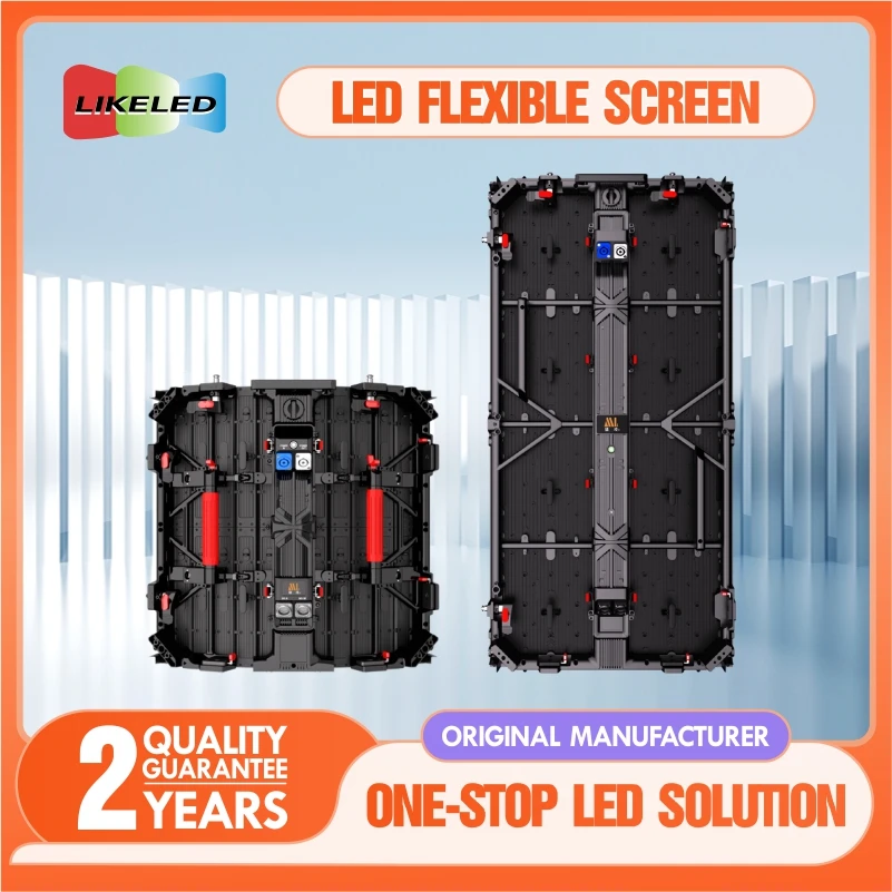 Factory Price LED Flexible Screen for Indoor Rental Events High Refresh Rate P2.5 Pixel Pitch Animation Retail Store Education