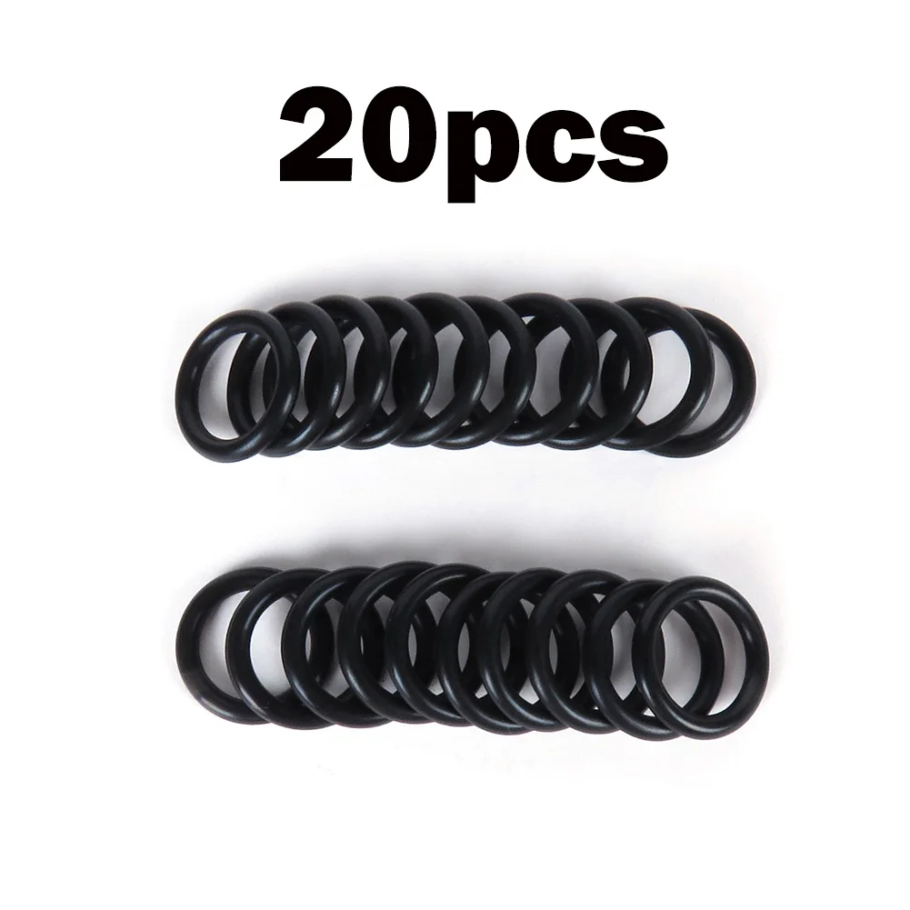 Diving Sports O-Rings Kit Scuba Diving Dive Rubber 20pcs Black Refill Dive O-Ring Repair Replacement Brand New