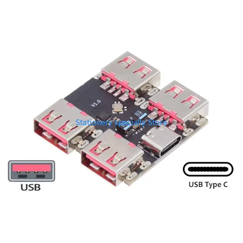 P0RB Small USB 2.0 4 Port Center Extender Strong 4 Port USB 2.0.