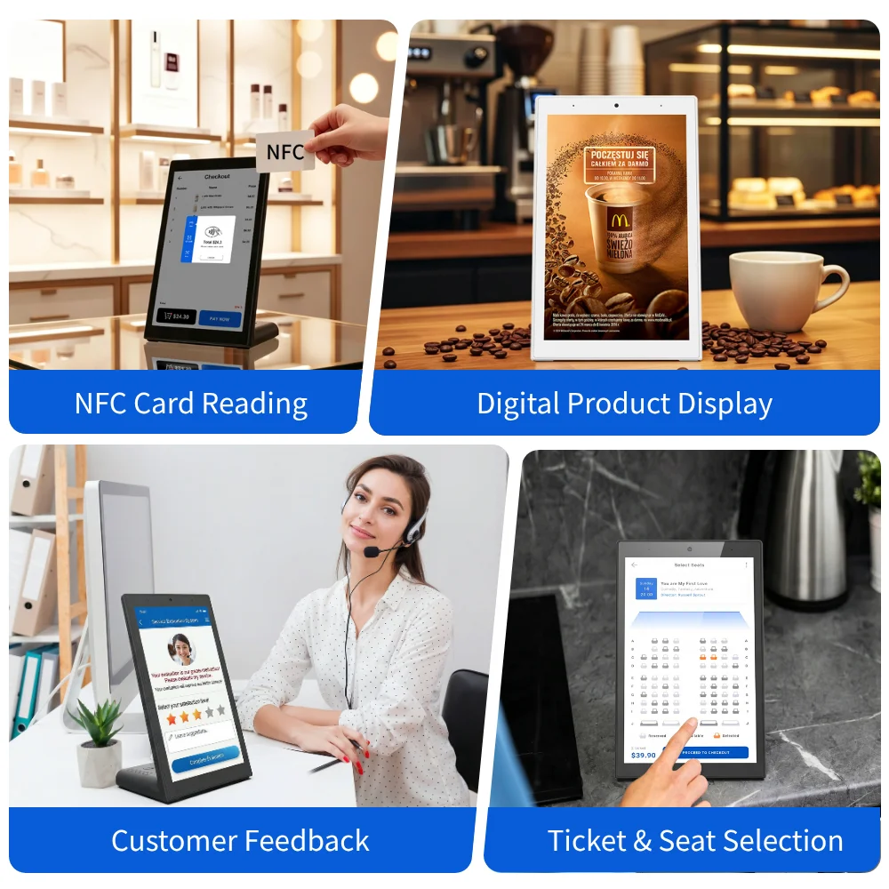 WL1039T 10.1inch RK3576S 3TOPS Nfc Tablet 4+64GB Android14 5MP Camera Poe Android Tablet OPEN APK view 2