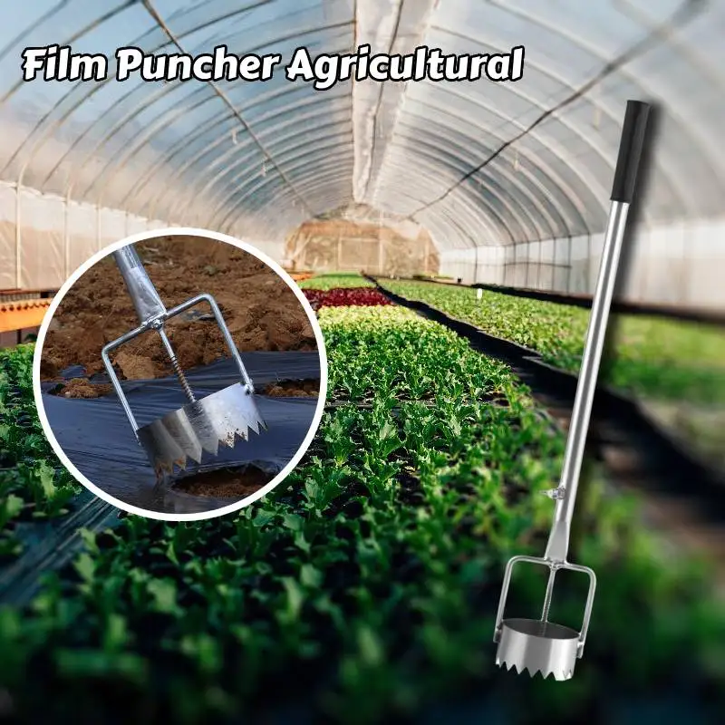 

1pc film puncher agricultural Plastic Film Puncture Tool Simple Greenhouse Gardening Tool Set for Greenhouse Maintenance