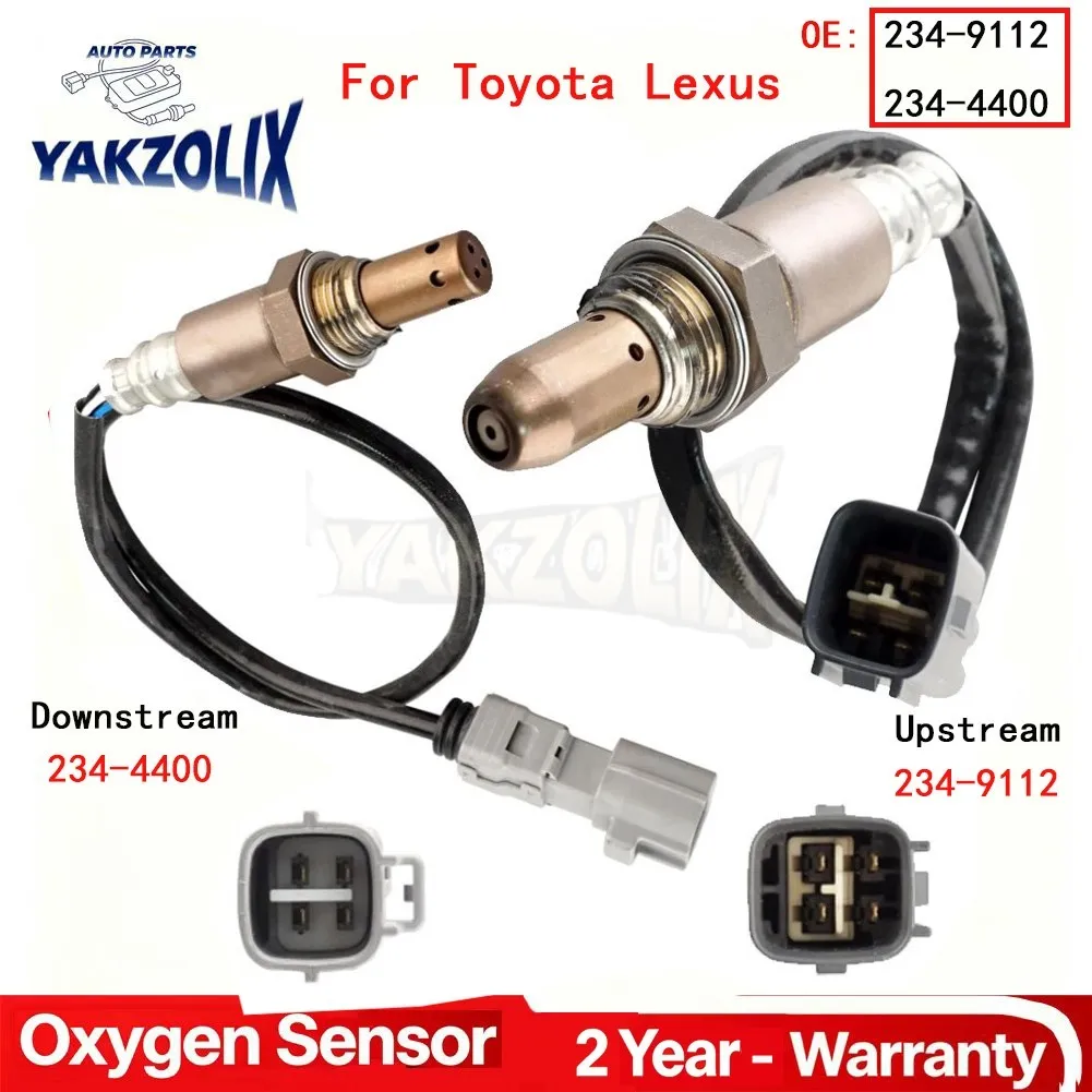 

2Pcs for Toyota Prius LEXUS CT200H 2010 2011 2012 2013 2014 2015 Upstream Downstream Front Rear Oxygen Sensor 234-9112 234-4400