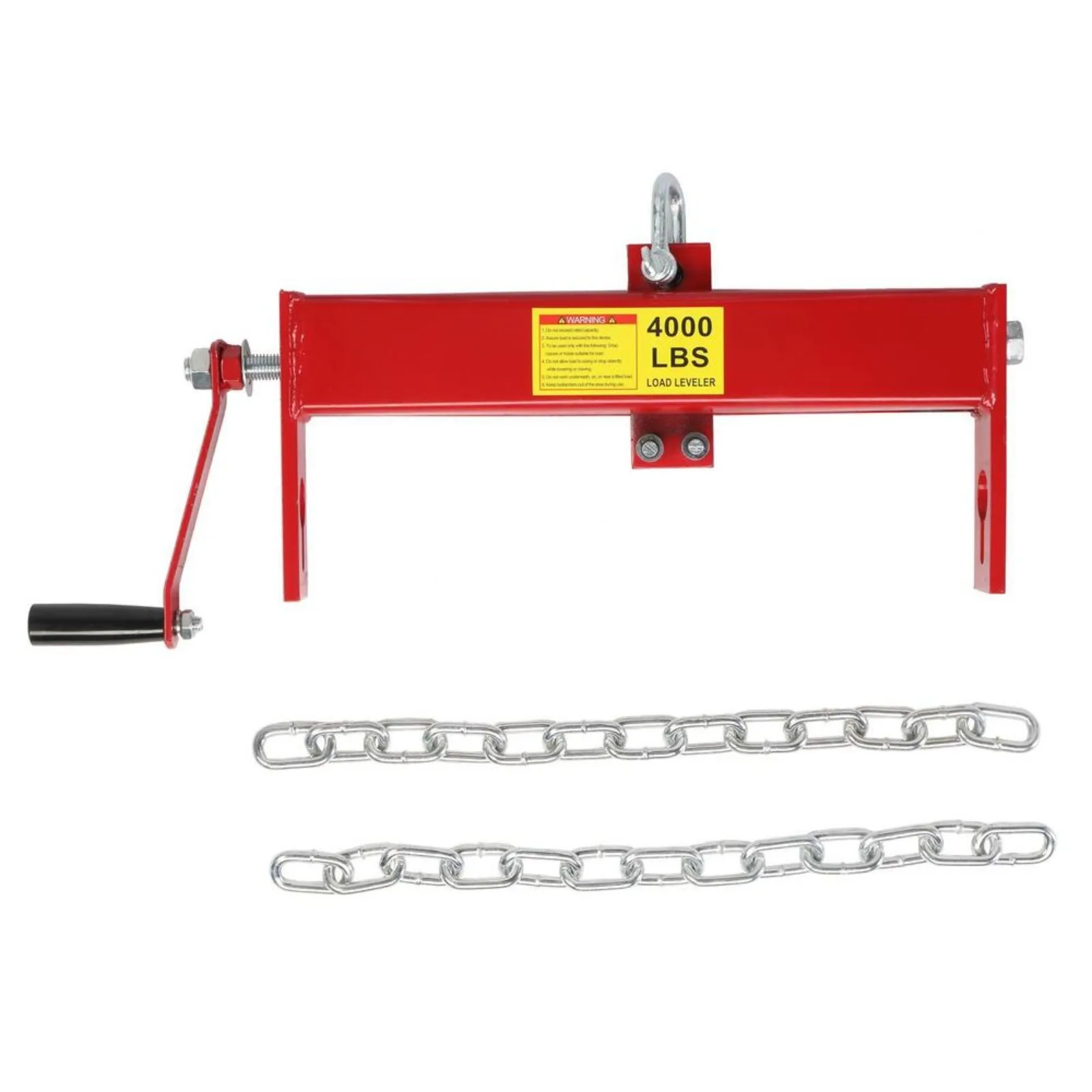 US Engine Hoist Leveler Cherry Picker Shop Crane 4000 lbs Load Lift Tool Red