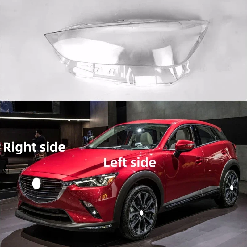 For MAZDA CX-3 CX3 2018 2019 Car Headlight Shell Replacement Headlight Cover Headlamp Lens Headlight Glass