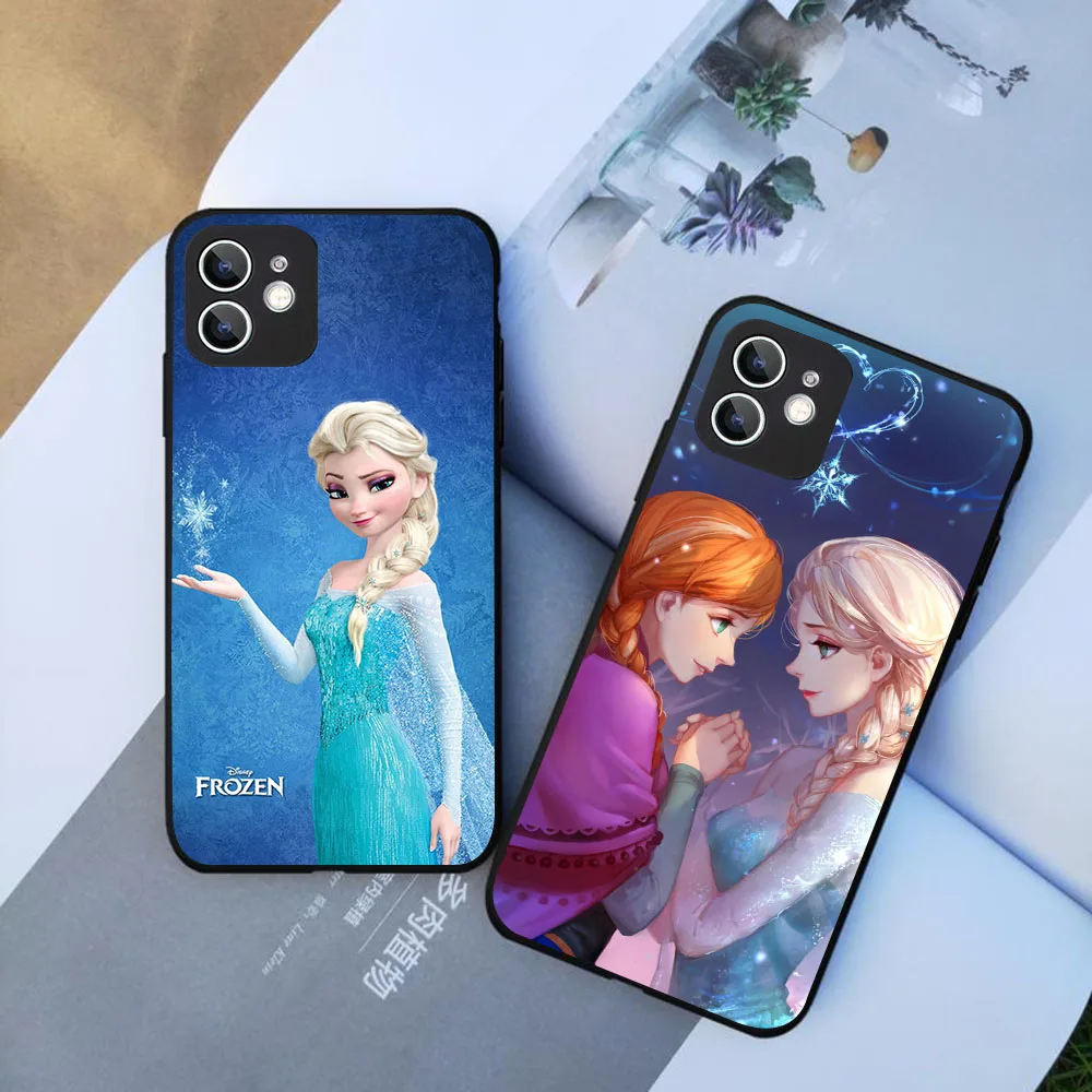 SJ-32 Frozen Elsa Silicone Case for Huawei  Mate 20 P20 P30 P40 Y7A Y7 Y9 Y8P Y8S Y9S Lite Pro