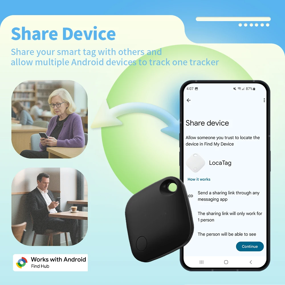 Android ロケーション トラッカー アプリ Google の Find Hub アプリ用のリモート位置特定ファインダー Samsung Pixel Xiaomi GMS 用のナビゲーション デバイス
