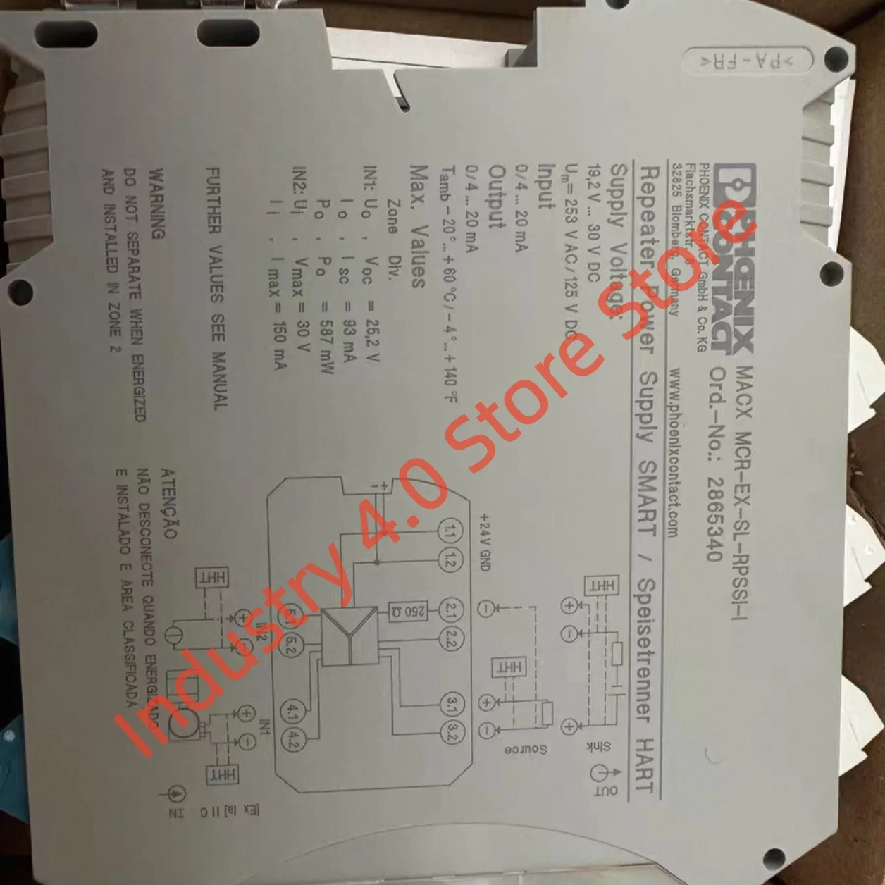 

Новый 2865340 MACX MCR-EX-SL-RPSSI-I 2901995 MINI MCR-2-I-I-PT в коробке, изолирующий усилитель