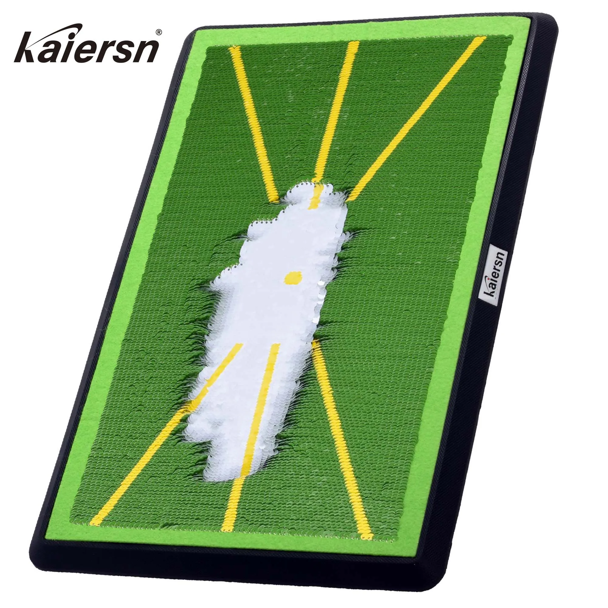 Kaiersn Golf Swing Training Pad Swing Path Detection Mat Directional Practice Mat for Enhanced Swing Accuracy