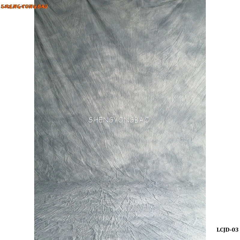 SHENGYONGBAO Vintage Gradient การถ่ายภาพฉากหลัง Props อิฐผนังพื้นไม้เด็กภาพพื้นหลัง MB-63