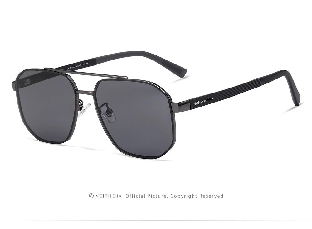 VEITHDIA Vintage Polarisierte Sonnenbrille UV400-Linse Outdoor-Fahrbrille für Männer und Frauen Modische Herren-Sonnenbrille 8280 – Detail 13