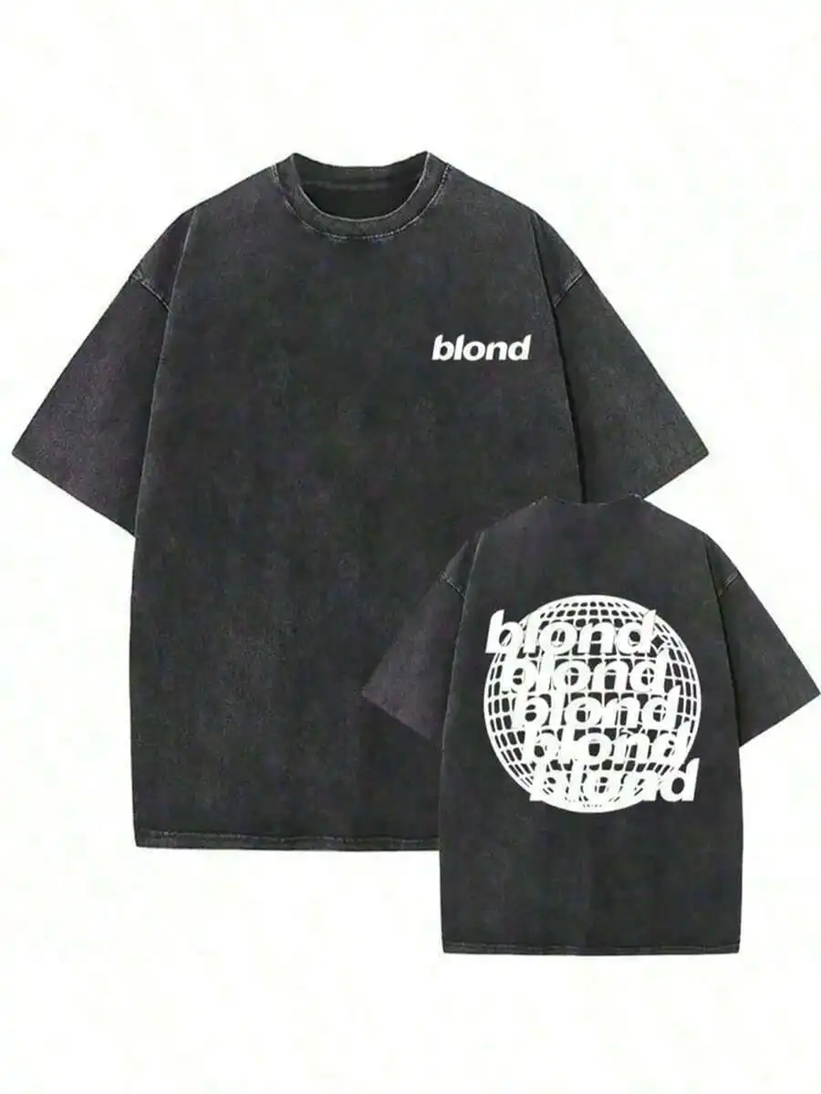 

Oversized Graphic Print T-Shirt Loose Fit Streetwear Hip Hop Casual Top