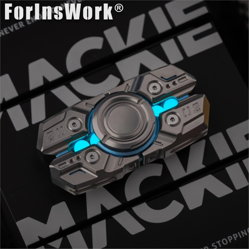 MACKIE Starship 2.0 Fidget Spinner EDC Fidget Toys Fidget Toys Autisme Métal Fidget Jouets Antistress Pour Adultes Push Spinner
