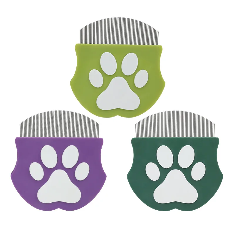 Peine para pulgas perros y gatos dientes cerrados quita pelo suelto - imagen 5