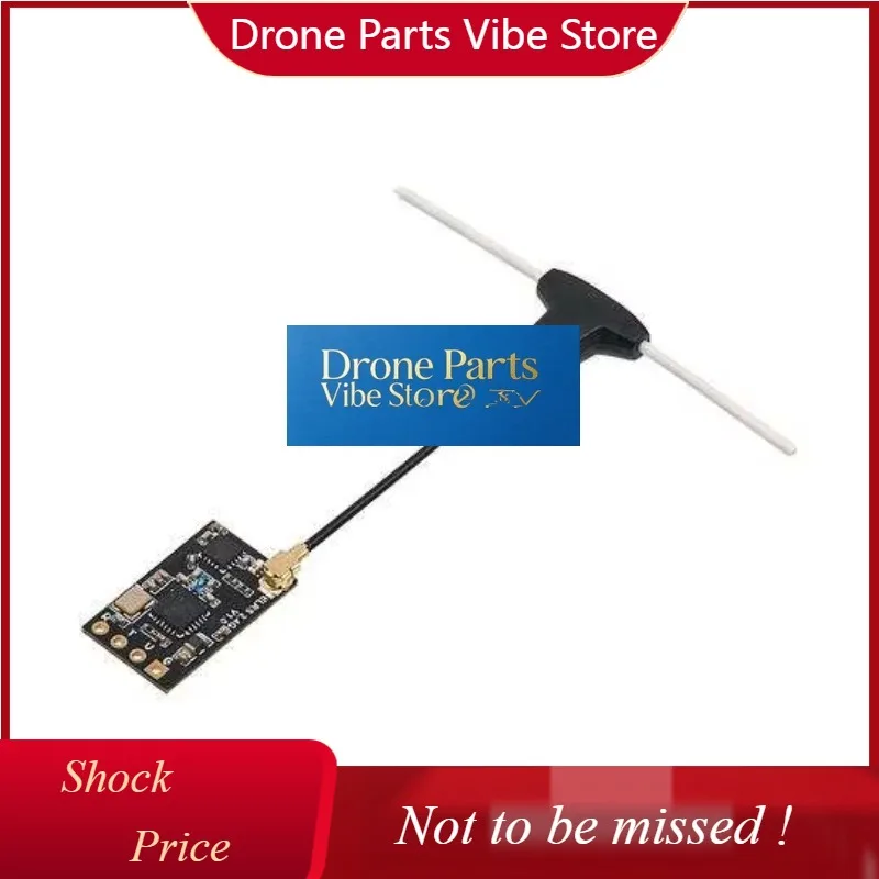 

DParts1BETA FPV ELRS Nano Receiver ExpressLRS 915MHz / 868MHz Nano RX Long Range Receiver For FPV Long Range Racing Drone