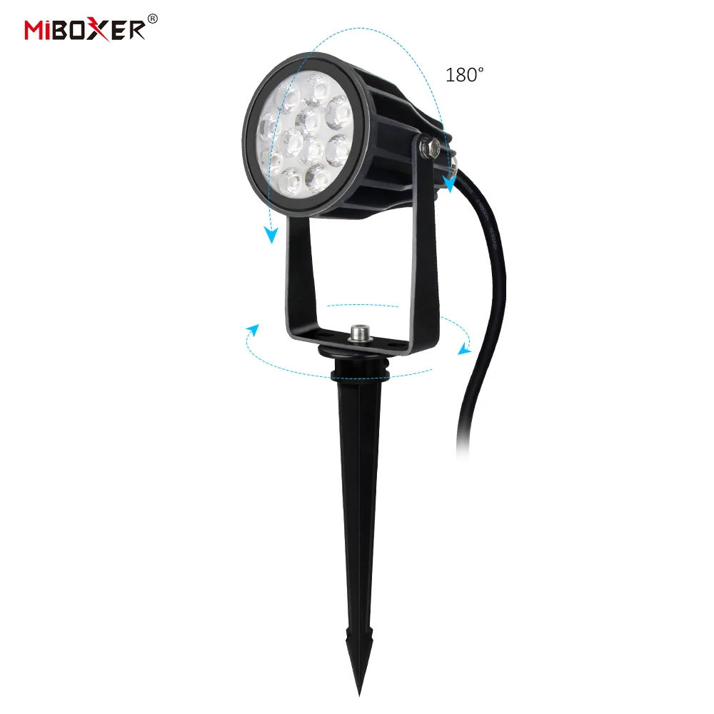 Miboxer FUTC04ZR AC110V-220V Zigbee 3.0+2.4GHzRF Smart Tuya Outdoor Waterproof 4W RGB+CCT LED Garden landscape Light Lawn Lamp