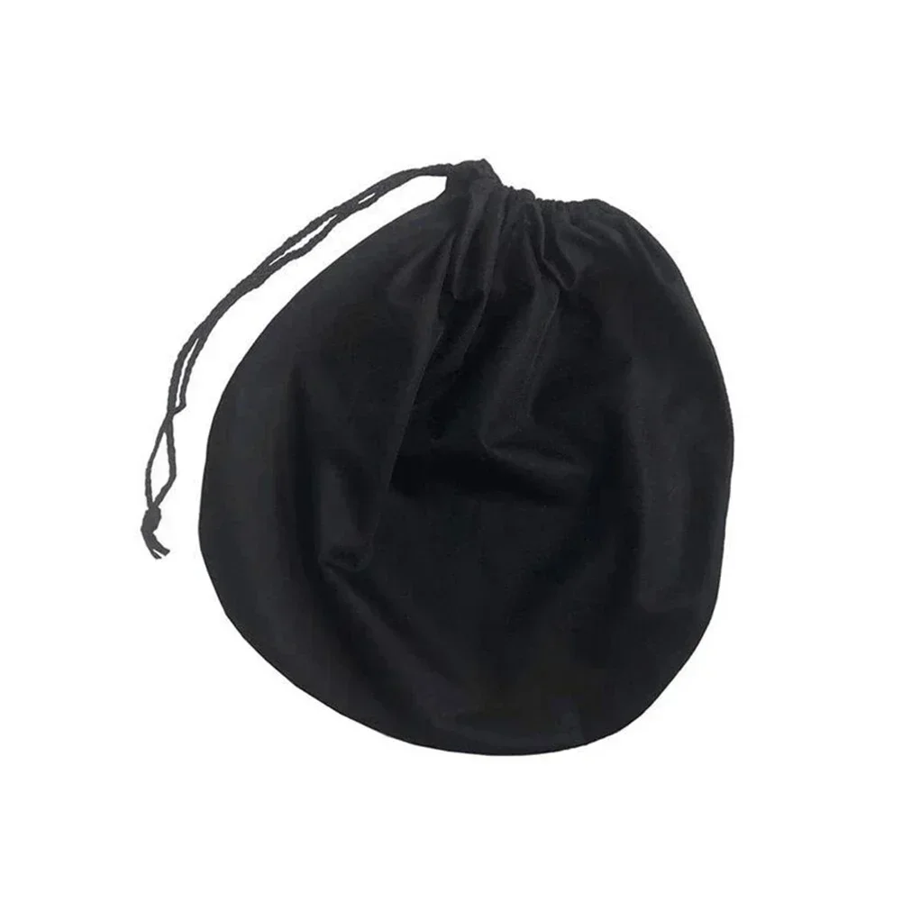Motorcycle Helmet Protective Drawstring Helmet Bag Pocket Black Dust Proof 7cm X 42cm Oxford Cloth Fit For Most Helmet Accessori