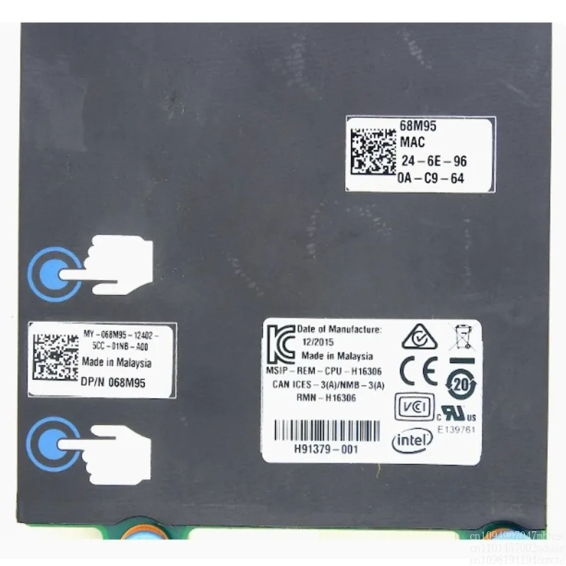 For Intel X710-DA4 10Gb SFP+ For Dell R730 R740 4-Port 10 Gigabit Fiber Optic Net-work Card 68M95 068M95