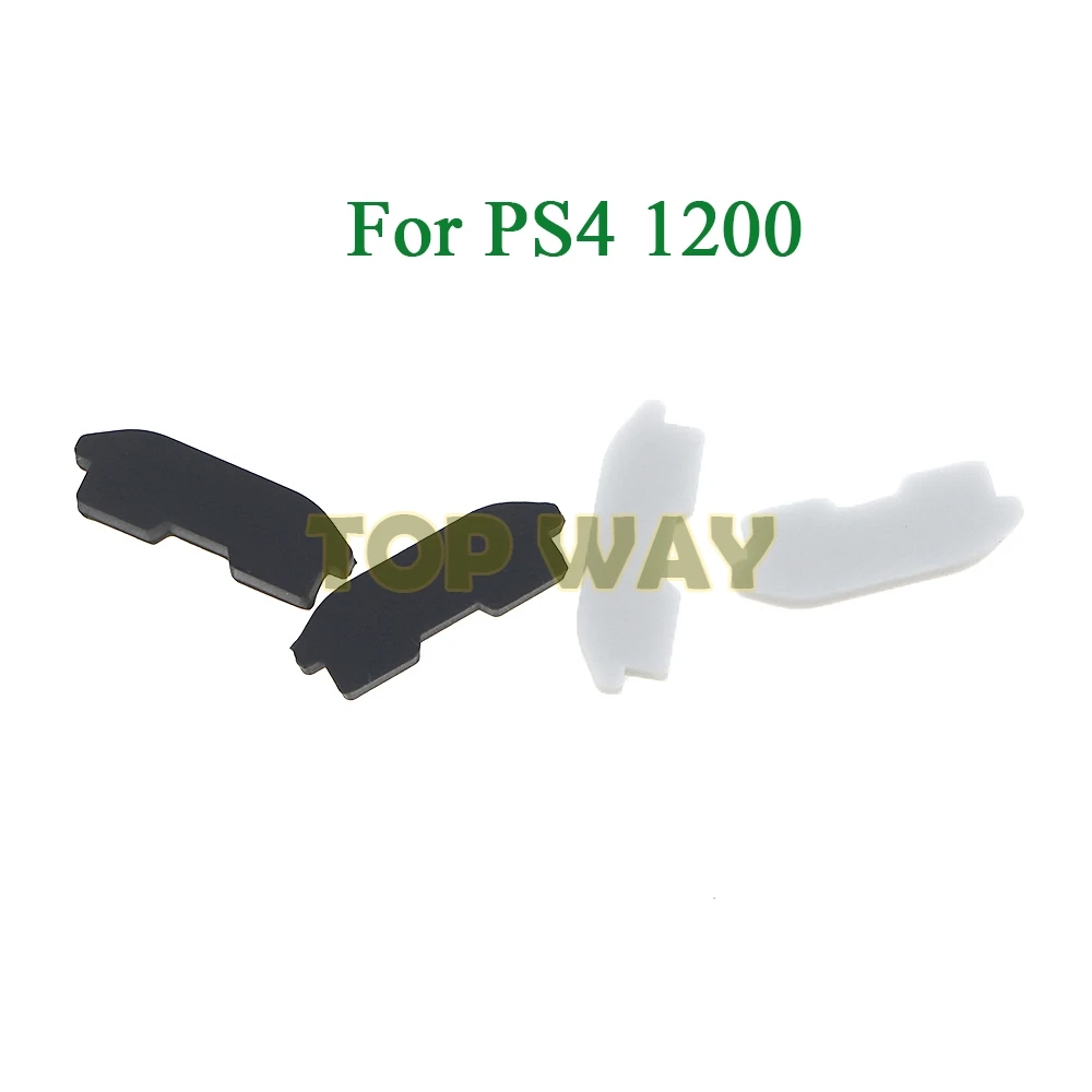 2 juegos para Sony PS4 1200 almohadillas de goma a prueba de polvo previene la cubierta para la consola PS4 CUH-1200 CUH-12XX cubierta de goma antipolvo con codificación
