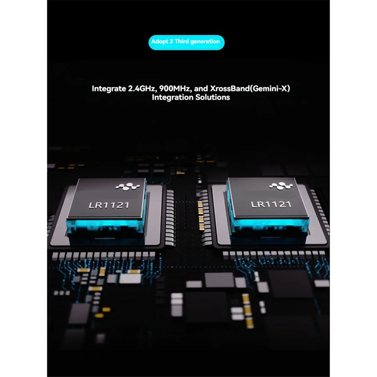 Per RadioMaster DBR4 2.4G/915 MHz ELRS Ricevitore Dual-Band Dual-Channel Gemini Ricevitore per FPV Drone Parti FAI DA TE