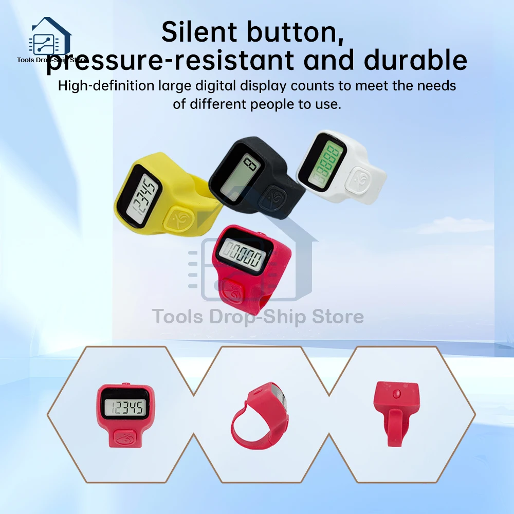 Electronic Counter Unique Design Mini Ring Counting Electronic Counting Convenient Tool People Flow Counter Easy To Use Counter