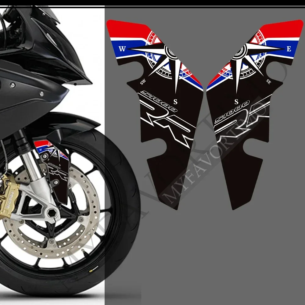 For BMW S1000RR S 1000 RR S1000 Stickers Decals Protector Tank Pad Knee Motorcycle Fairing Front Fender 2009 - 2018