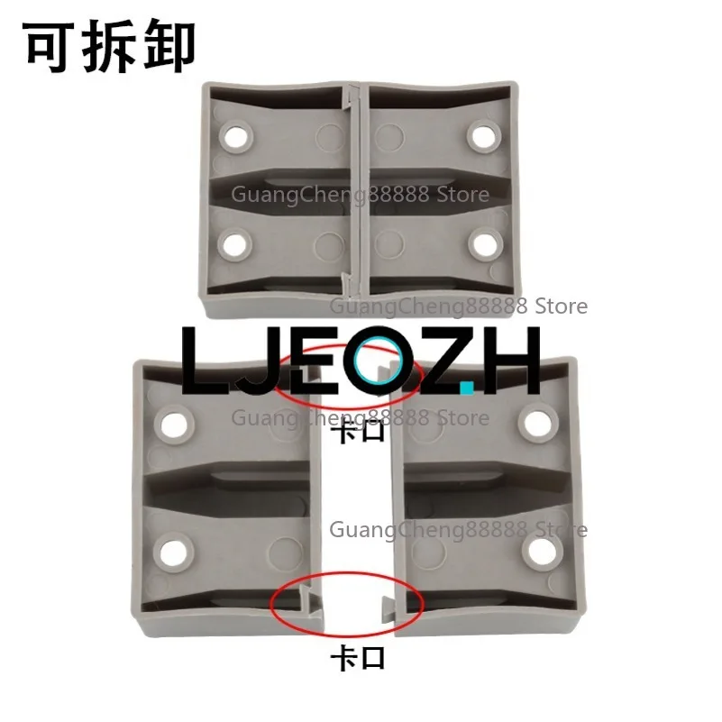 Shower Room Accessories/double Slot Glass Sliding Door Positioner/limiter Slider/guide