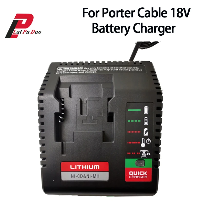 PCXMVC18V Lithium ion&Ni-CD Battery Charger PCMVC PCLMVC for Porter Cable 18V PC18B-2 PC18BLX PC18BLX PC489N