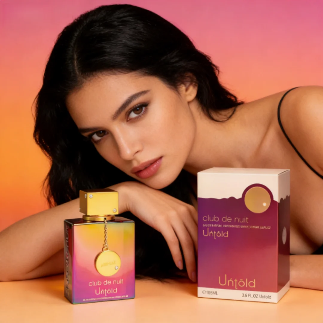 1Armaf Club De Nuit Untold Men's eau de toilette spray – Warm Amber Woody Long Lasting Cologne, Luxury Masculine Fragrance Gift