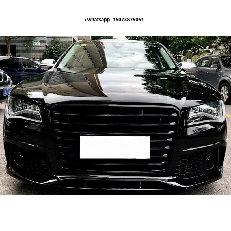 

Front Bumpers Auto Pp 2011-2018 Carton 1 Set with Grilles for D4 A8 A8L Facelift S8 Rs8 Style Grille Grill Body Kits