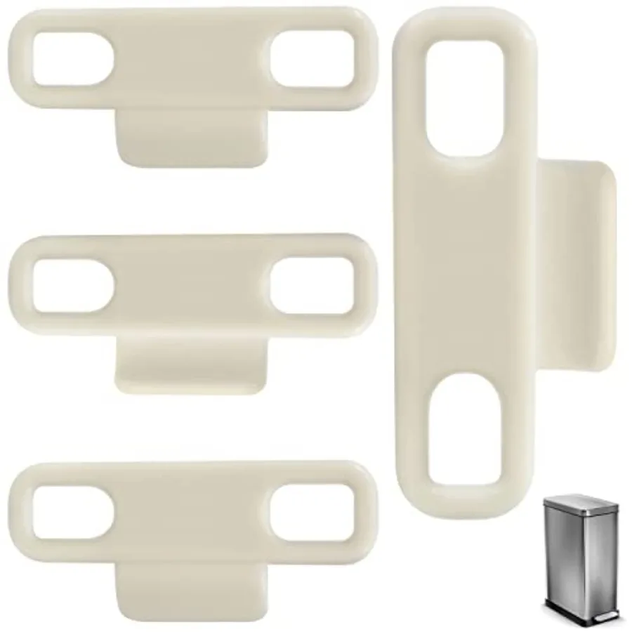 

[4-Pack] Replacement Bag Tuck Bands for Home Zone Living Trash Cans - Silicone Rubber Bands for 4.4 Gallon Slim, 7.6 Gal Pull-O