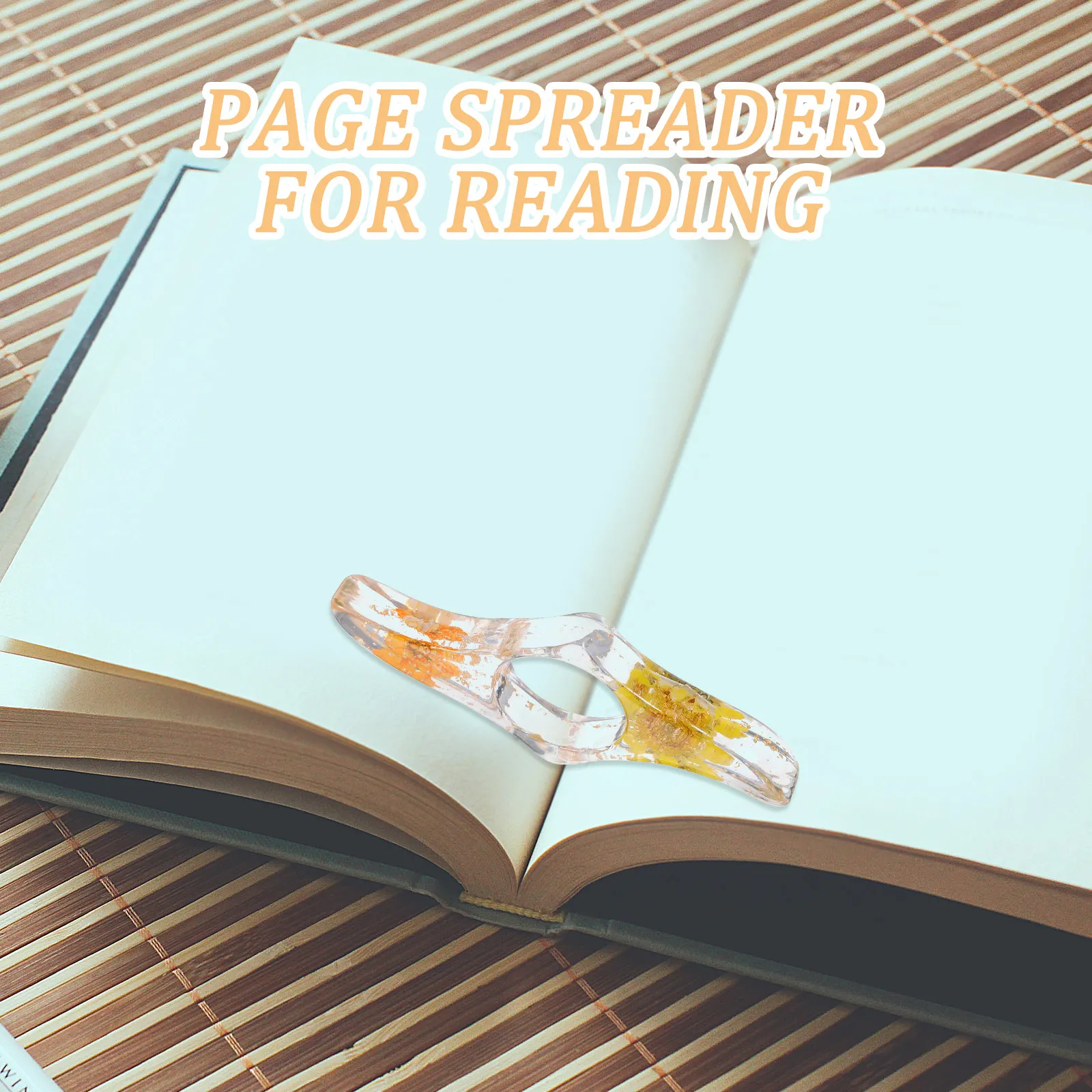 

Thumb Book Page Holder Compact Design Portable Reading Aid Keeps Pages Open Wind Resistant Convenient for Travel and Daily Use