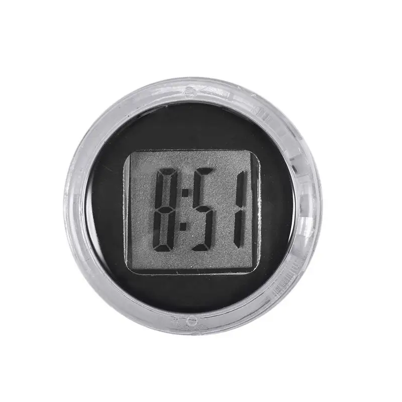 Stick On Car Clock Dashboard Watch Digital Clocks Dashboard Watch Motorbike Mount Motorcycle Clock Shockproof Tiny Clocks Fo