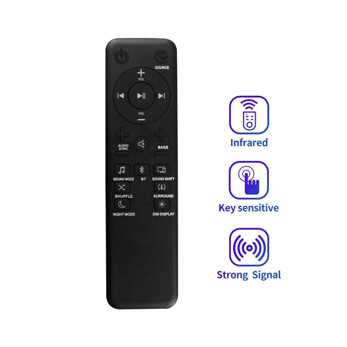 Pengganti Remote Control untuk JBL BAR/2.1/3.1/5.1 BAR 2.1 Sound Bar, BAR 3.1 Sound Bar, BAR 5.1 Sound Bar